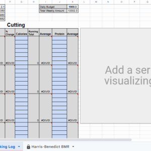 12-Week Calorie & Weight Tracking Log
